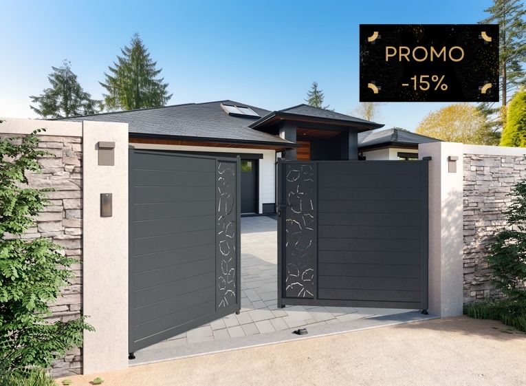 portail-decorations-laser-battant-Petales1