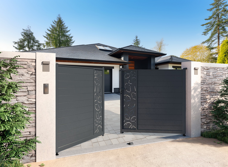 portail-decorations-laser-battant-Petales1