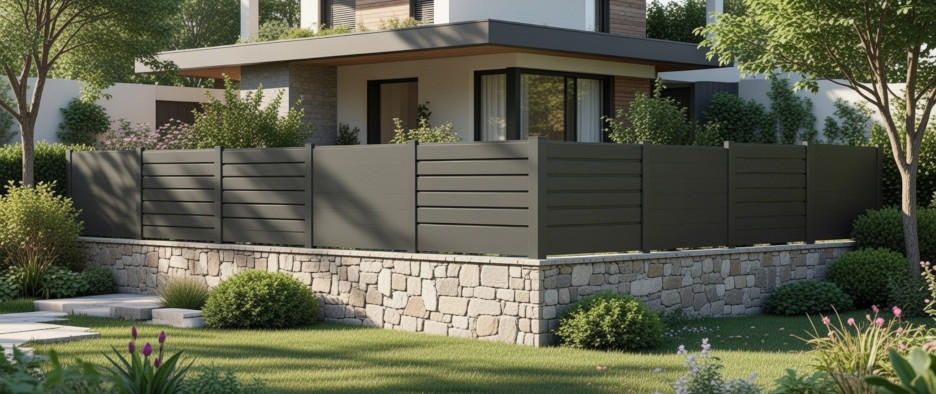 cloture sur mesure pour jardin terrasse