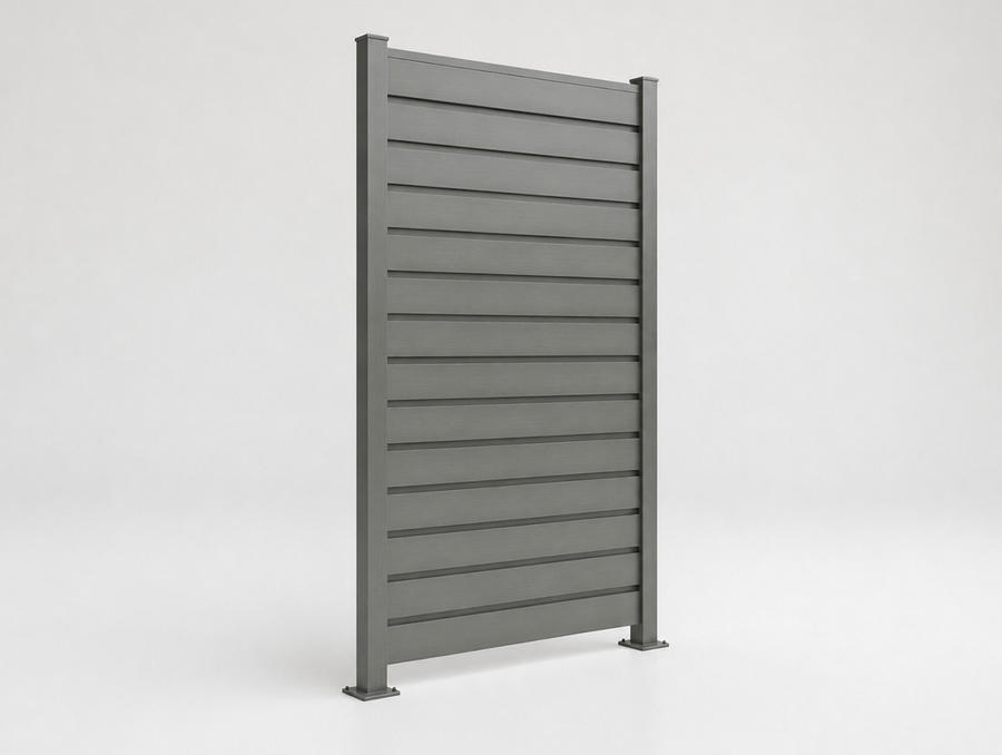 Brise-vue alu persienné pour jardin et terrasse